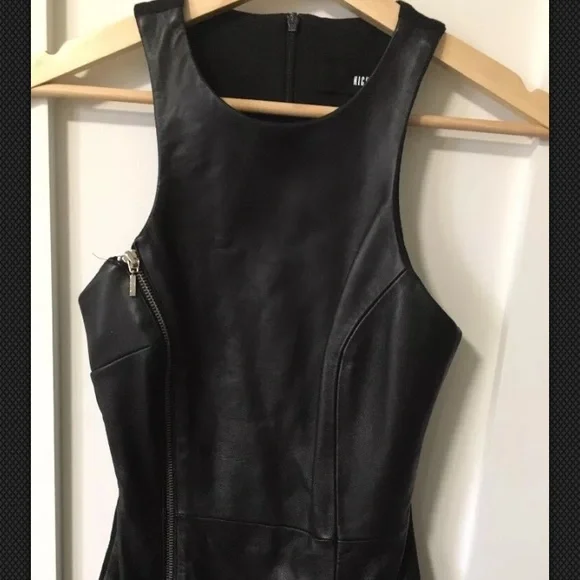 NICHOLAS 100% Leather Size 2 Dress - Picture 3 of 8